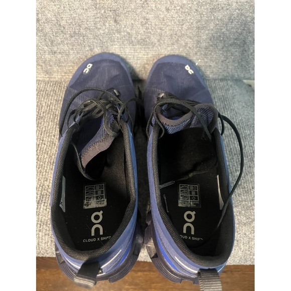 ON CLOUD Men's Size 12M On Cloud X Shift Denim/Eclipse Sneakers 66.98298 EUC - Picture 6 of 11